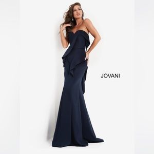 Jovani Navy Gown